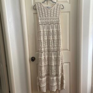 Zara Cream Lace Dress
